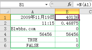 excel n函数