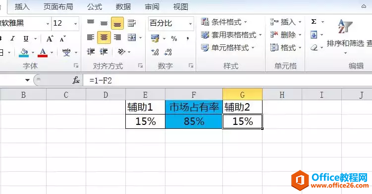 Excel用饼图展示百分比真是弱爆了，这样的图表展示才好看