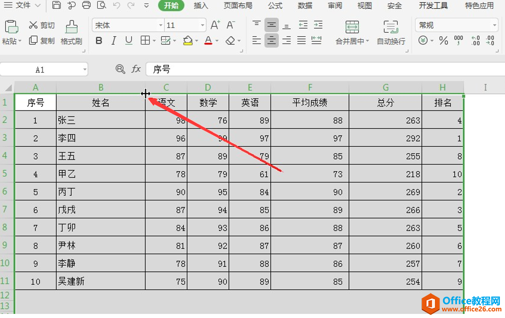 Excel表格技巧—怎么统一Excel表格的宽度